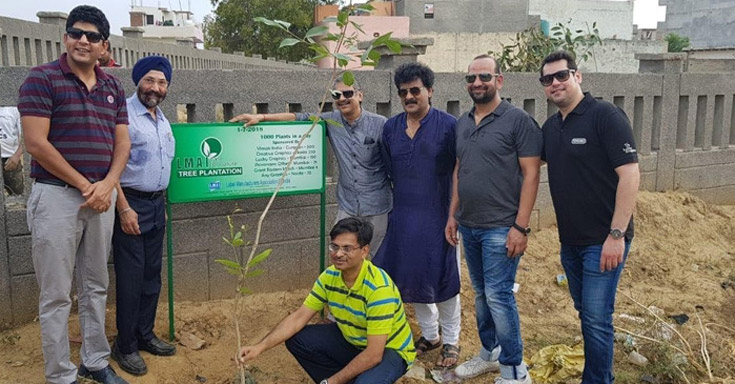 Tree Plantation by LMAI in Association with Anygraphics